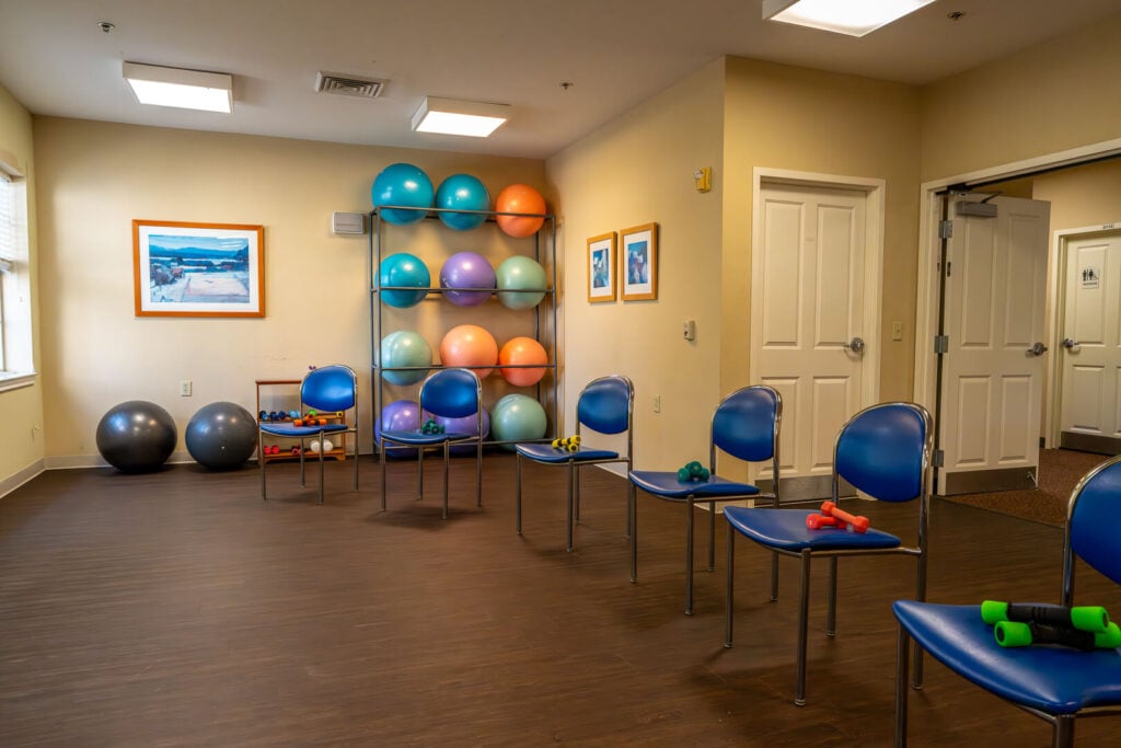 Physical Therapy Room at Assisted Living For Seniors