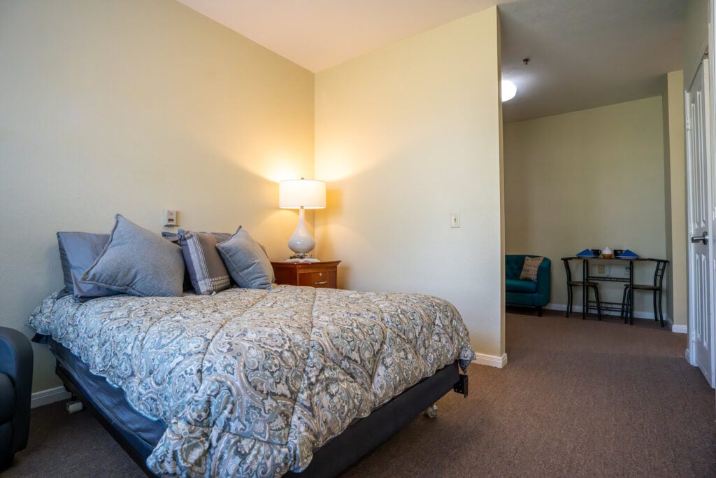 Spacious Bedroom Suite at Independent Living Communities